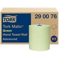 Tork Matic Advanced Paper Hand Towels Green 15,000 x 21 cm 290076 6 Rolls of 150 m