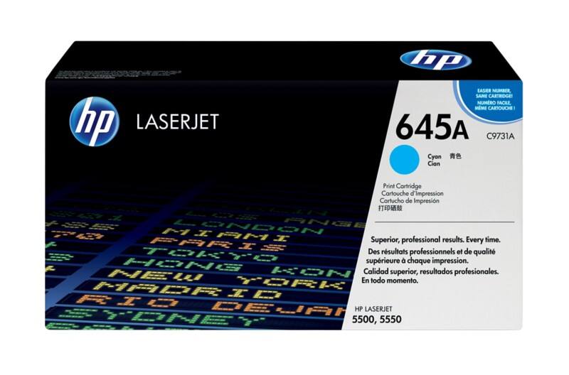 HP 645A Original Toner Cartridge C9731A Cyan