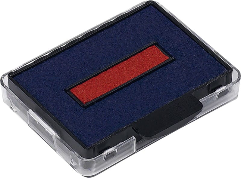 Trodat Replacement Ink Pad 6/50/2 Blue/ Red Pack of 2
