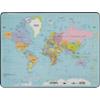 DURABLE Desk Mat World Map PVC 400 x 530 mm