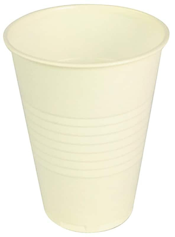 Disposable Cups Plastic 200ml White Pack of 2000