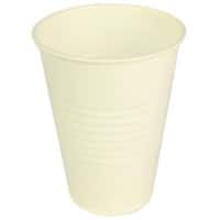 Disposable Cups Plastic 200ml White Pack of 2000