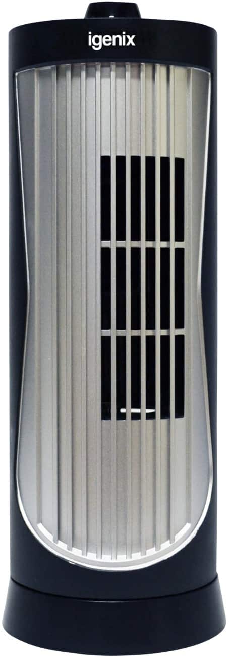 igenix Mini Tower Fan Main 3 Speeds 32 cm Black, Silver DF0020