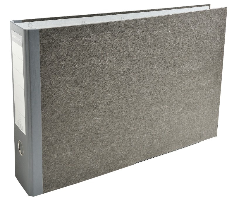 Exacompta A3 Grey Lever Arch File, 80mm, Horizonta