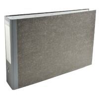 Exacompta PremTouch Lever Arch File A3 80 mm Grey 2 ring Cardboard Horizontal
