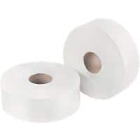 Unbranded Recycled Toilet Roll 2 Ply 6.327(LC) 6 Rolls