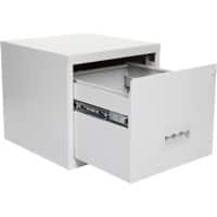 Pierre Henry Steel Filing Cabinet with 1 Lockable Drawer 400 x 400 x 360 mm Grey