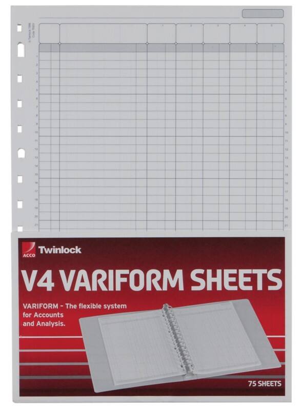 Twinlock Refill Sheets 75931 A4 21 x 29.7 cm White 75 Sheets