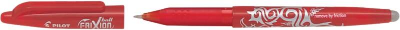 Pilot FriXion Ball non-retractable Rollerball Pen Red 0.35 mm Medium Refillable 50% Recycled Pack of 12
