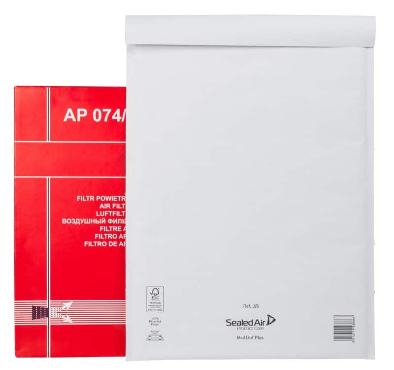 Mail Lite Plus Mailing Bag J/6 White Plain 300 (W) x 440 (H) mm Peel and Seal 79 gsm Pack of 50