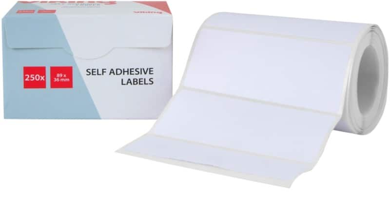 Viking Address Labels 180814 adhesive Special format White 89 x 36 mm Pack of 250