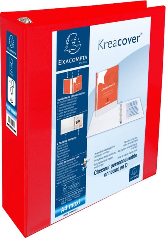 Exacompta 60 mm Presentation Folder A4 4 Rings