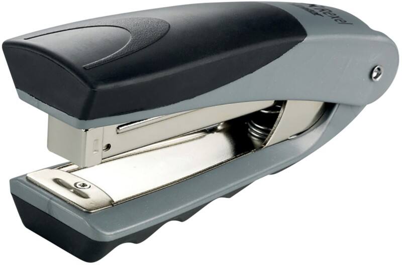 Rexel Half Strip Stapler Centor 25 Sheets Silver, Black