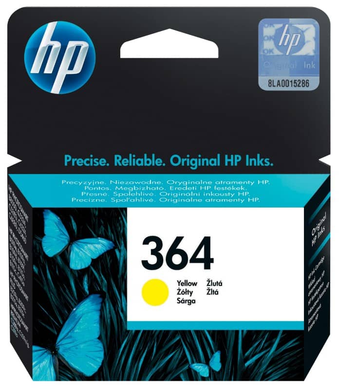HP 364 Original Ink Cartridge CB320EE Yellow