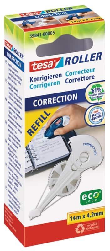 tesa tesaroller Correction Refillable Correction Tape Refill 4.2 mm x 14 m