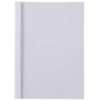 GBC ThermaBind Binding Covers A4 LeatherGrain 150 Microns 6 mm White Pack of 100