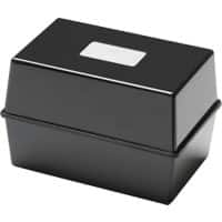 Card Index System 127 x 76 mm Black 250 Cards