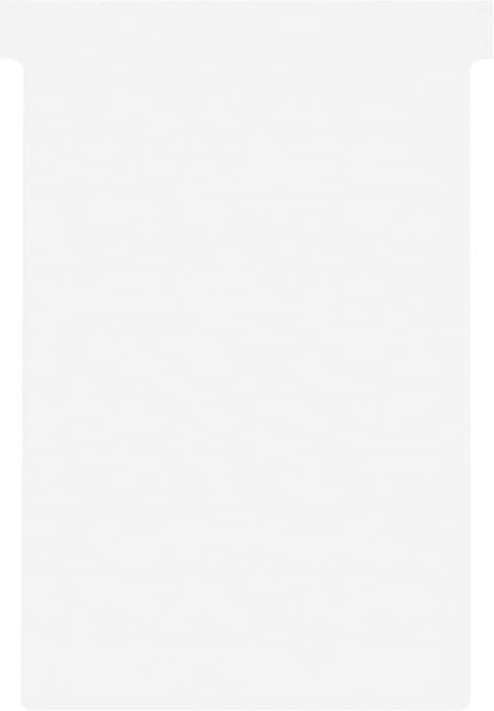 Nobo Size 4 T-Cards 112 x 178mm White Pack of 100