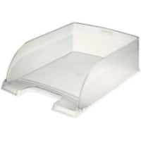 Leitz Plus Letter Tray 5233 Jumbo A4 Transparent Frosty 25.5 x 35.7 x 10.3 cm