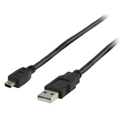 Valueline USB Cable A - 5 pin Black 2 m