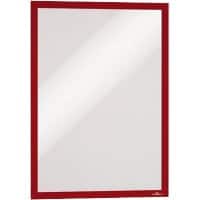 DURABLE DURAFRAME A3 Display Frame Adhesive, Magnetic Red 4873-03 32.5 x 0.4 x 44.8 cm Pack of 2