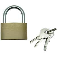 Viso Padlock Keys Cadenas CAD401NP 4 x 0.9 x 2.5 cm Gold, Silver 1 x Padlock, 3 x Keys