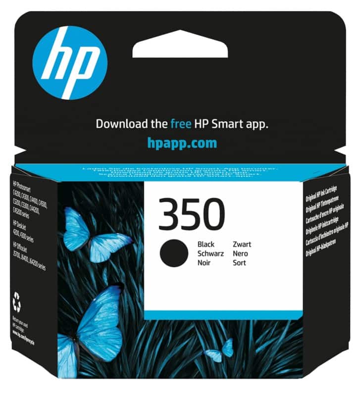 HP 350 Original Ink Cartridge CB335EE Black