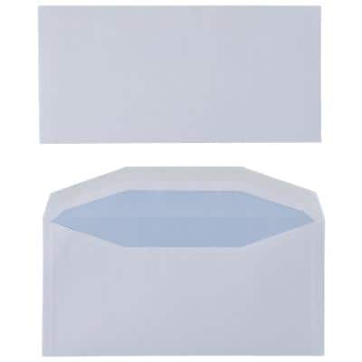 Niceday Mailing Wallets Plain Non standard 235 (W) x 114 (H) mm Gummed White 90 gsm Pack of 500
