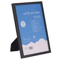 Niceday Wall Mountable Wooden Certificate Frame 978931 A4 294 x 210 mm Black