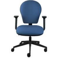 Energi-24 Office Chair Basic Tilt Fabric Height-Adjustable Armrest Height-adjustable Seat Blue 150 kg Posture Task