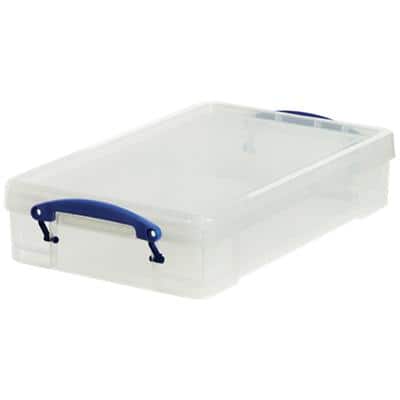 Really Useful Box Plastic Storage 4 Litre With 2 X Hobby Dividers 