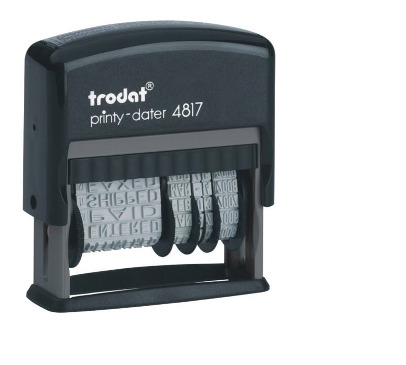 Trodat Self-inking Stamp Ecoprinty 4817 Black 46 mm