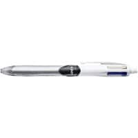 BIC 4 Colours 3+1 Ballpoint Pen Black, Blue, Red 1.0 mm + Pencil 0.7 mm Refillable