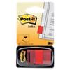 Post-it Index Flags Red Plain Not perforated Special format 50 Strips