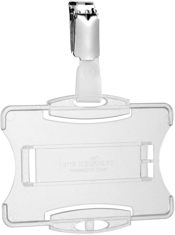 DURABLE Name Badge Clip 15.5 x 21.5 cm PS (Polystyrene) Pack of 25