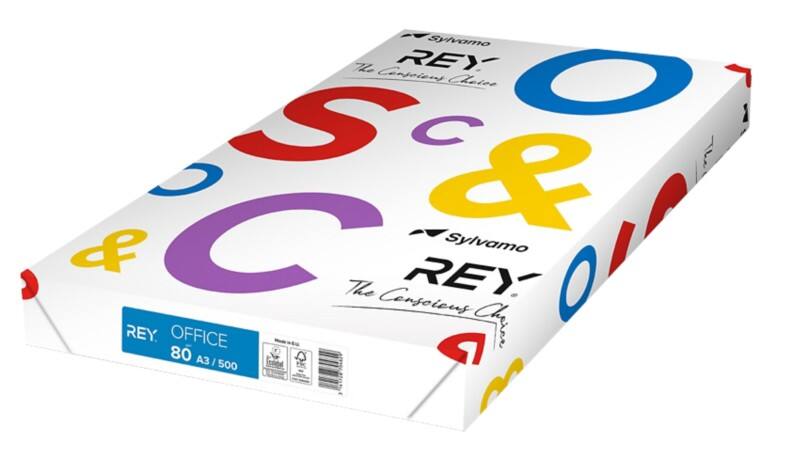 Rey Office A3 Printer Paper White 80 gsm Smooth 500 Sheets