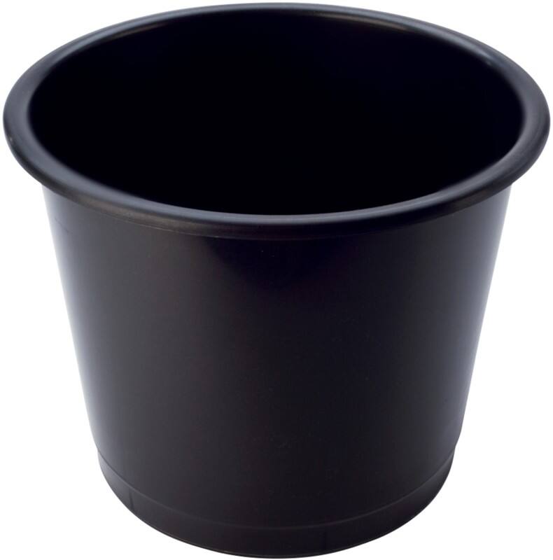 Waste Bin 14 L Black Polypropylene