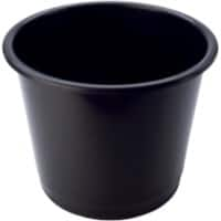 Plastic Waste Bin 14L Black 31.4 x 25.4 cm