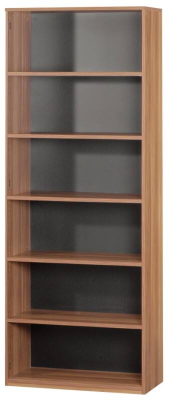 Bush Bookcase Mexico Walnut 2,167 x 820 x 400 mm