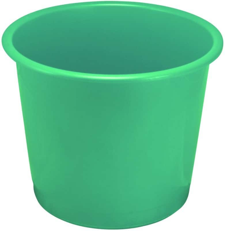 Waste Bin 14 L Green Polypropylene