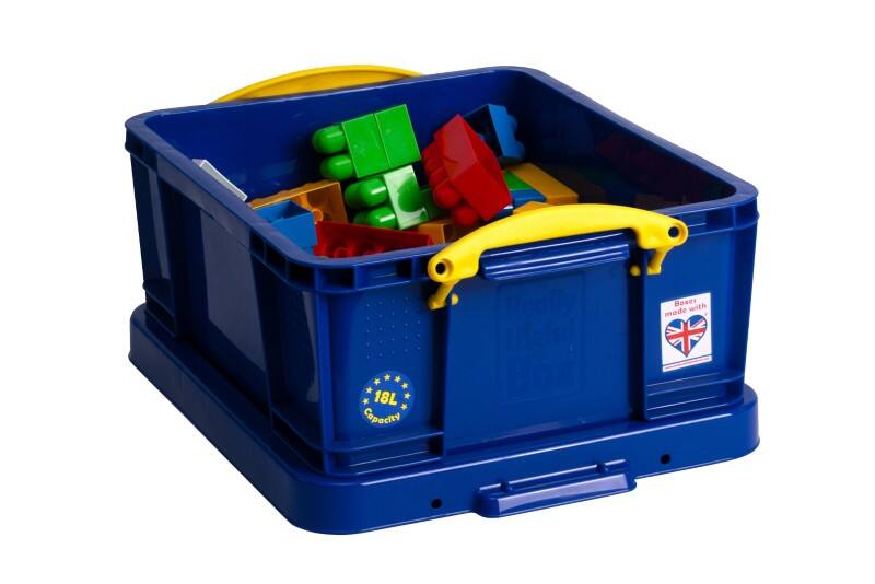 Really Useful Box PP (Polypropylene) Storage Box 18 L Blue 48 x 39 x 20 cm