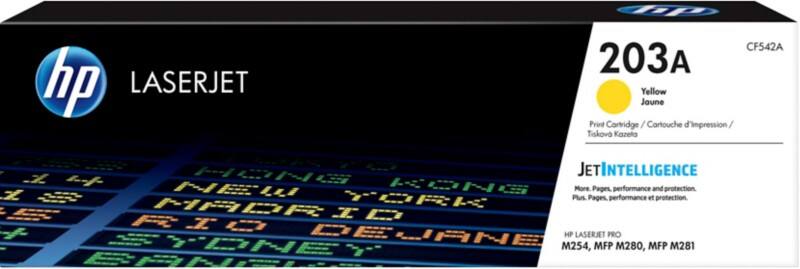 HP 203A Original Toner Cartridge CF542A Yellow