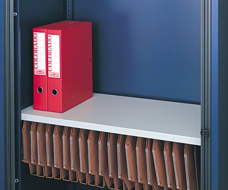 Bisley Adjustable Undershelf Lateral Filing BUS1 908 x 390 x 28mm Black