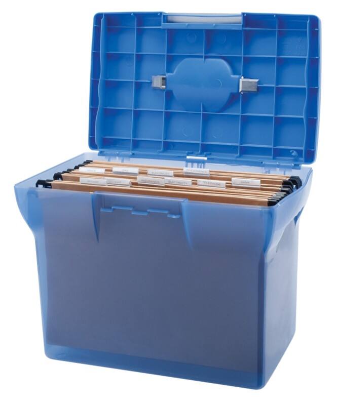 Pierre Henry File Box Blue 33.5 x 18.5 x 25 cm