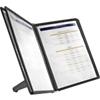 DURABLE Desk Display System Soho Black A4 10 Sheets Plastic 23.5 x 0.17 x 35.5 cm