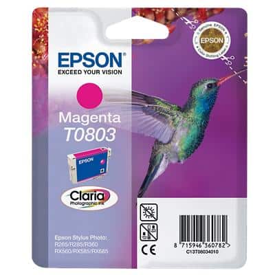 Epson T0803 Original Ink Cartridge C13T08034011 Magenta
