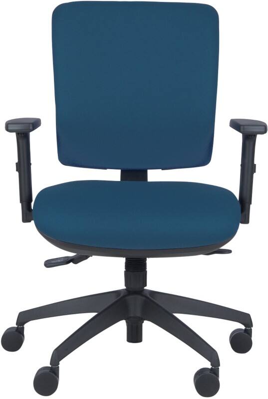 Energi-24 Office Chair Synchro Tilt Fabric Height-Adjustable Armrest Height-Adjustable Seat Blue 150 kg Intensive