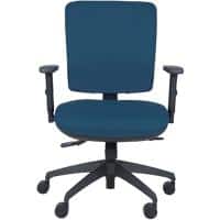 Energi-24 Synchro Tilt Ergonomic Office Chair with Adjustable Armrest and Seat Intensive Blue
