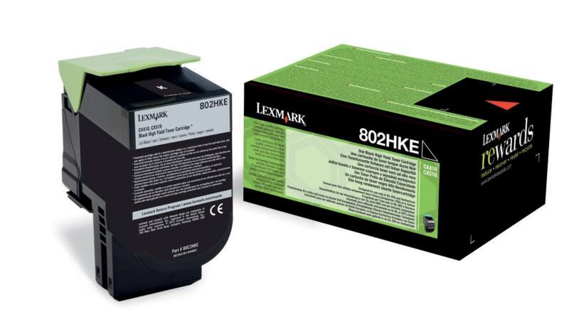 Lexmark Original Toner Cartridge 80C2HKE Black