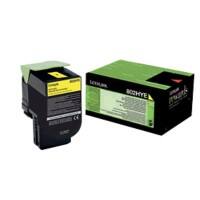 Lexmark Original Toner Cartridge 80C2HYE Yellow